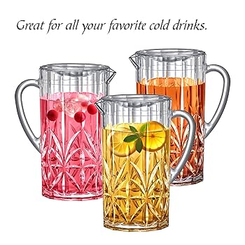 Amazon.com: Amazing Abby - Stately - Acrylic Pitcher (80 oz